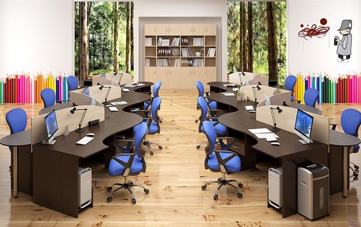 Комплект офисной мебели SIMPLE в Копейске - изображение 4